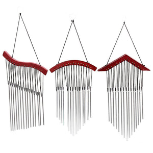 Russian Style 15 Tubes Wind Chimes For garden Yard Garden Outdoor Wind Chimes Wood Mental Hanging Garden Ornament  Gifts