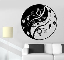 Mandala Wall Sticker Home Decal Buddha Yin Yang Floral Yoga Meditation Vinyl Decal Wall Art Mural Home Decor Decoration D175