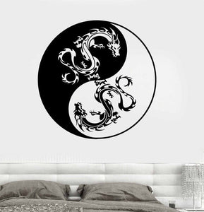 Mandala Wall Sticker Home Decal Buddha Yin Yang Floral Yoga Meditation Vinyl Decal Wall Art Mural Home Decor Decoration D175