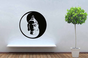 Mandala Wall Sticker Home Decal Buddha Yin Yang Floral Yoga Meditation Vinyl Decal Wall Art Mural Home Decor Decoration D175