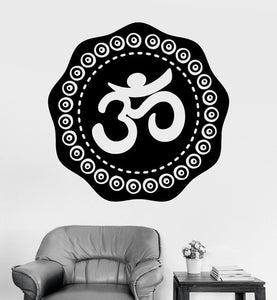 Mandala Wall Sticker Home Decal Buddha Yin Yang Floral Yoga Meditation Vinyl Decal Wall Art Mural Home Decor Decoration D175