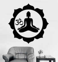 Mandala Wall Sticker Home Decal Buddha Yin Yang Floral Yoga Meditation Vinyl Decal Wall Art Mural Home Decor Decoration D175