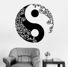 Mandala Wall Sticker Home Decal Buddha Yin Yang Floral Yoga Meditation Vinyl Decal Wall Art Mural Home Decor Decoration D175