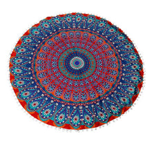 80*80cm Large Mandala Floor Pillows Round Bohemian Meditation Cushion Cover Ottoman Pouf cover case drop shipping