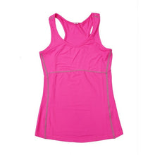 Comfortable Women Ladies Tight Training Vest Fast Drying Perspiration Wicking Exercise Yoga and Running Sport Vest Breathable