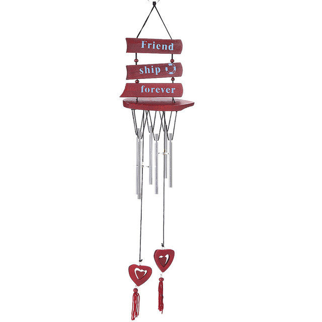 48cm 6 Tubes Wind Chimes Bells Carillon Copper Windchime Home Outdoor Living Yard Chapel Bells Wall Hanging Craft