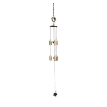 Retro 6 Bells Copper Wind Chimes Outdoor Garden Living/Yard Hanging Decorations Birthday Mascot Gifts for Friends