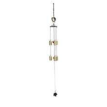 Retro 6 Bells Copper Wind Chimes Outdoor Garden Living/Yard Hanging Decorations Birthday Mascot Gifts for Friends