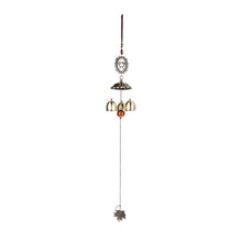 Retro Style Dolphin Metal Wind Chimes 3 Copper Bells Outdoor Garden Living Yard Wind Chimes Hanging Ornaments